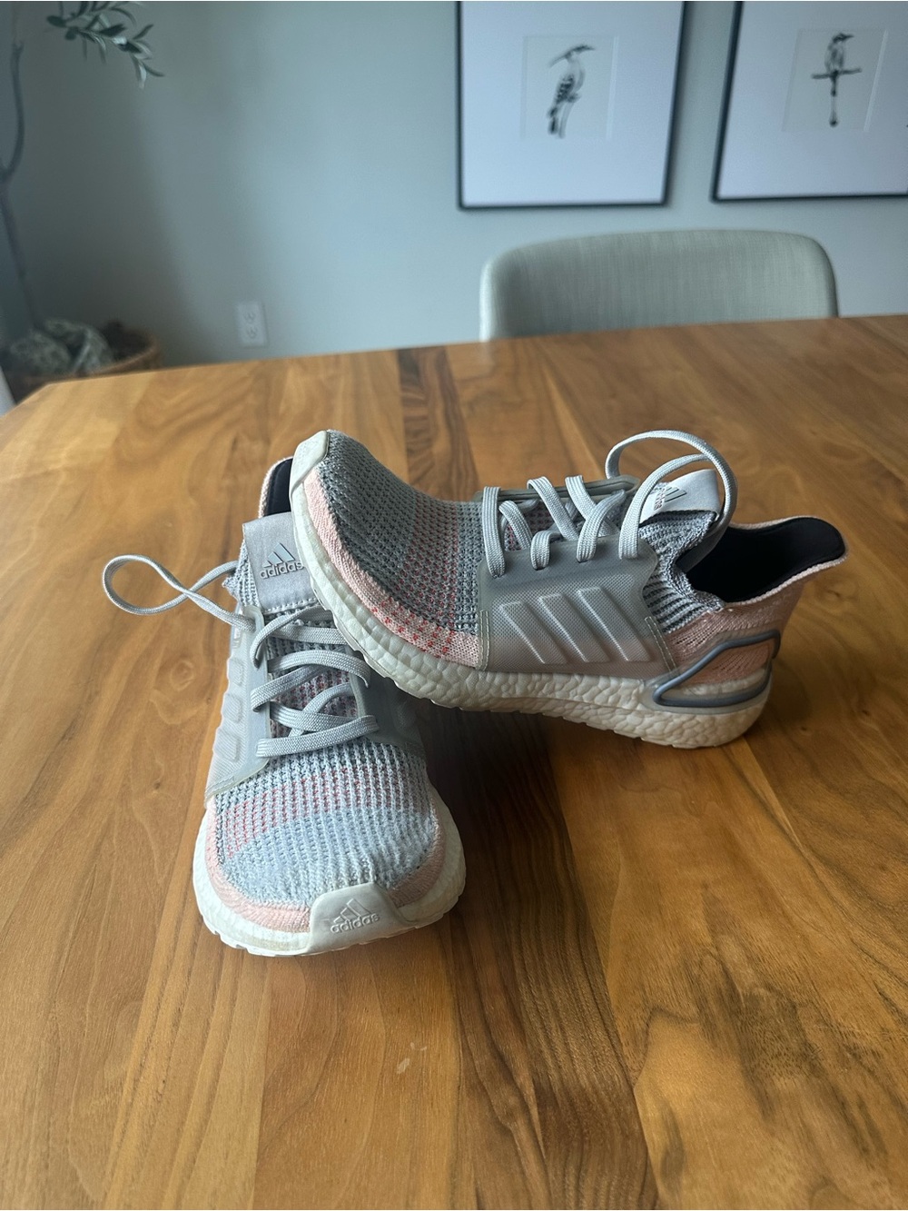 Adidas Ultra Boost 19 Grey Two Clear Orange